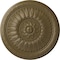 Ekena Millwork Temple Ceiling Medallion (Fits Canopies up to 9 1/4"), Hand-Painted Mississippi Mud, 24"OD x 1 5/8"P CM24TEMMF - alternate 1